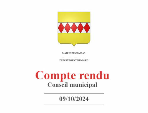 Compte rendu – 9 octobre 2024